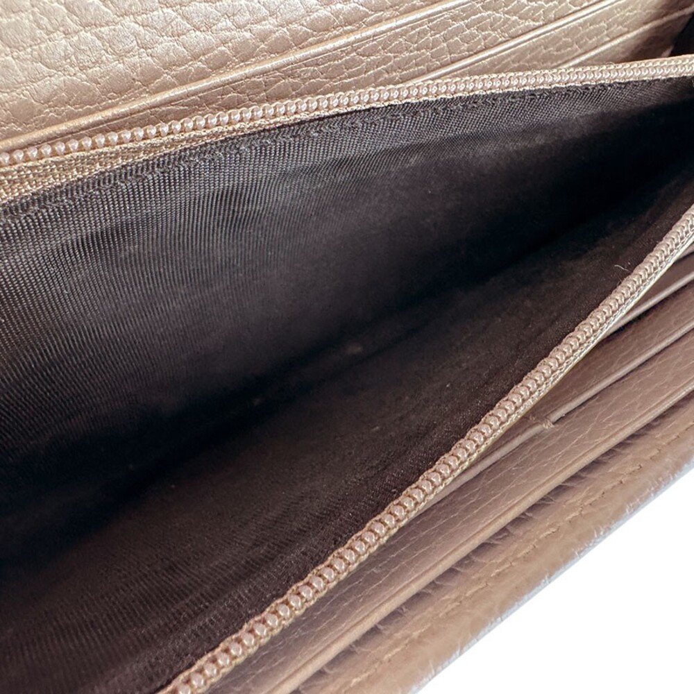 Auth Gucci Gg Marmont Long Wallet Beige #300922G20B - Picture 6 of 12